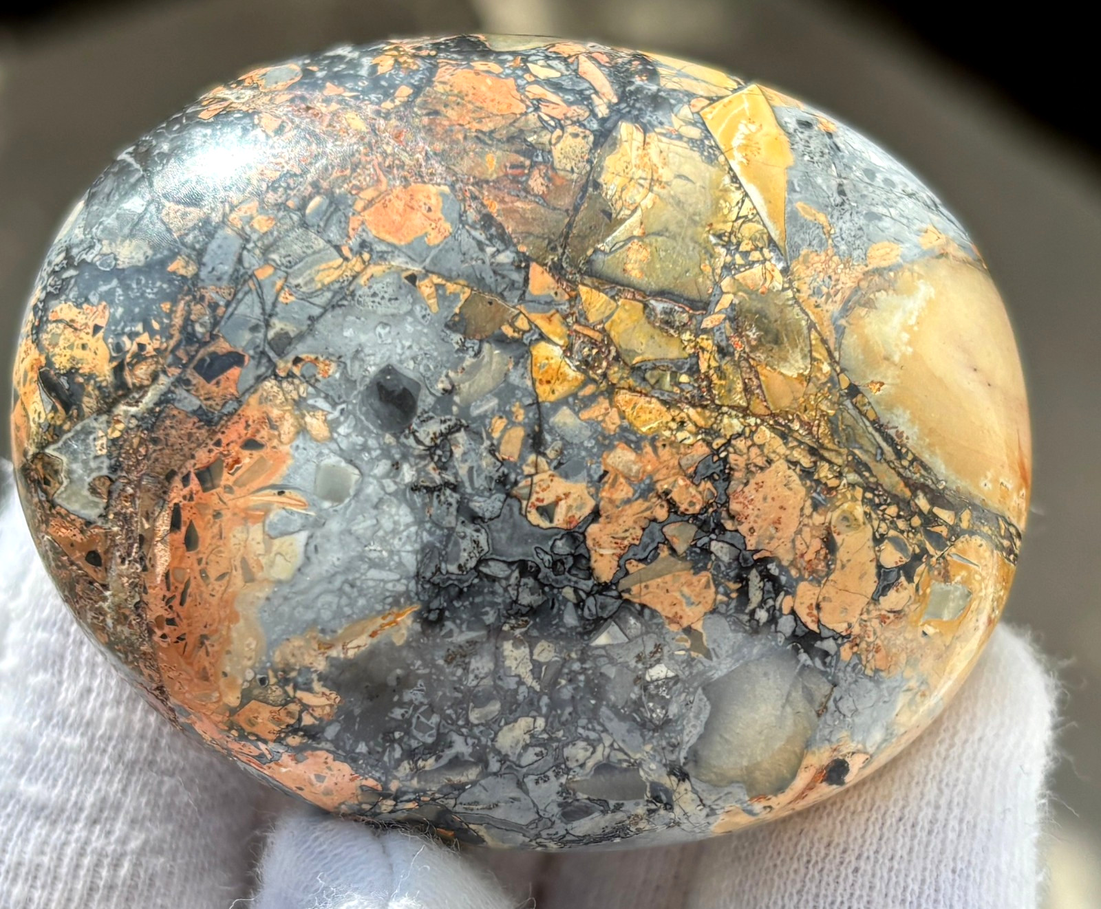 USA SALE SEE VIDEO 195g LOT MALIGANO JASPER PALMSTONES PALM STONES PALM STONE