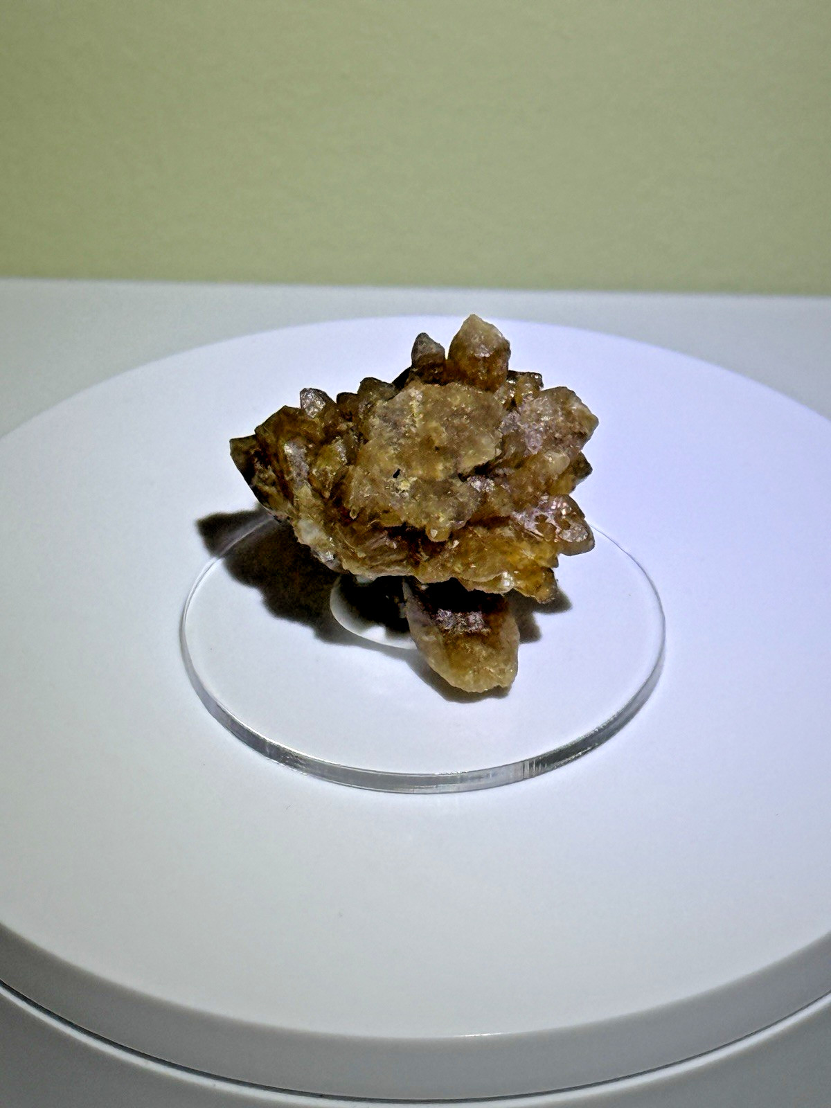 WARM Citrine Crystal Cluster Specimen w/ Stand – Boulemane, Morocco