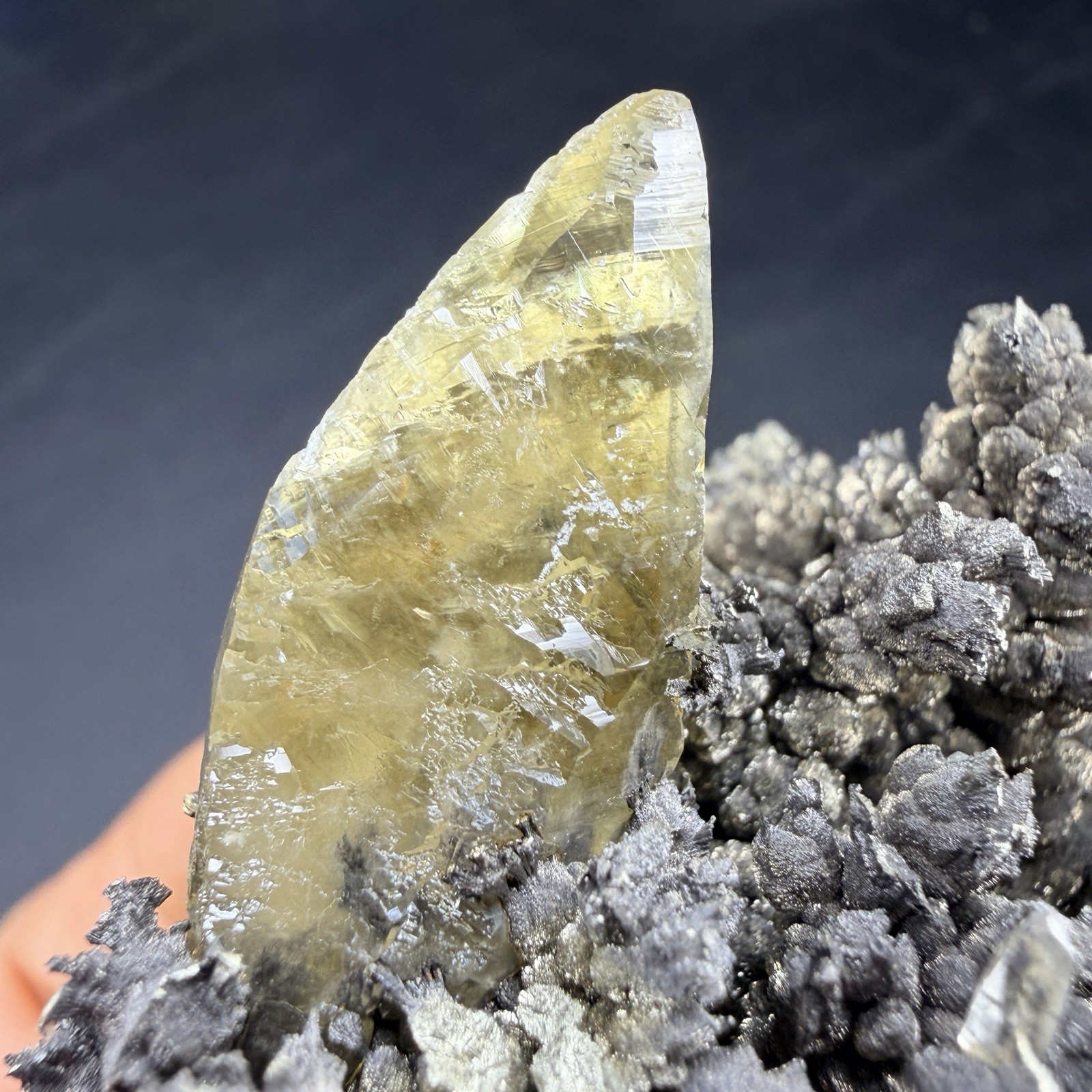 Golden Calcite Crystals on Wild Looking Chalcopyrite Matrix / Missouri *VIDEO*