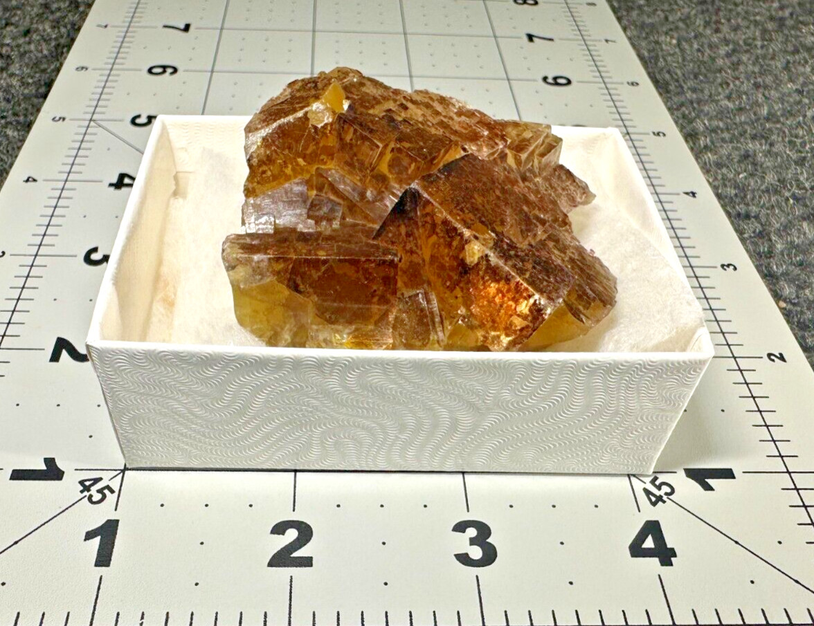 ➤ 2-1/2″ LIGHT PURPLE FLUORITE on AMBER FLUORITE Cave In Rock Illinois VIDEO➤473