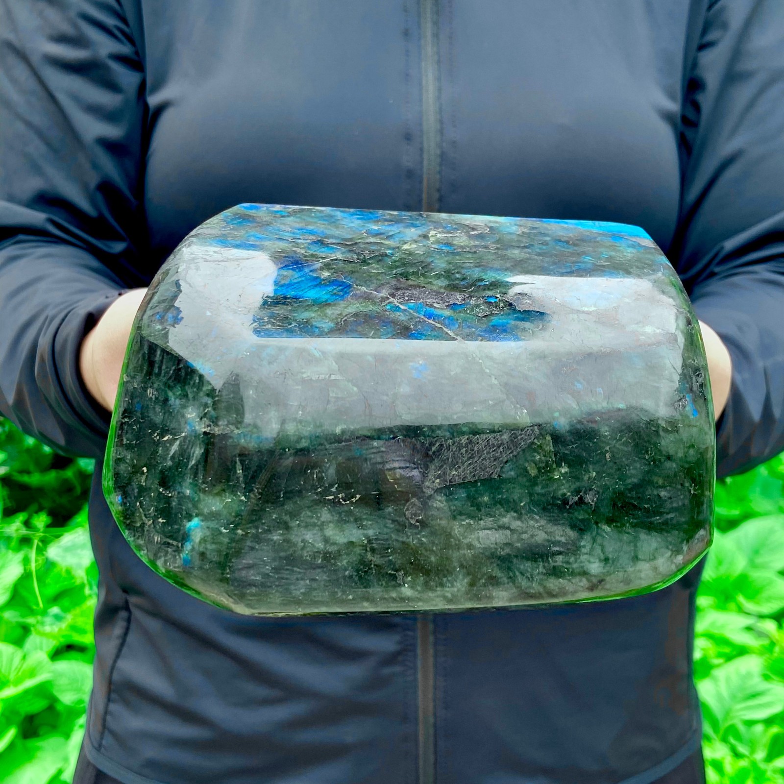 6.2LB Natural Gorgeous Labradorite QuartzCrystal Stone Specimen Healing
