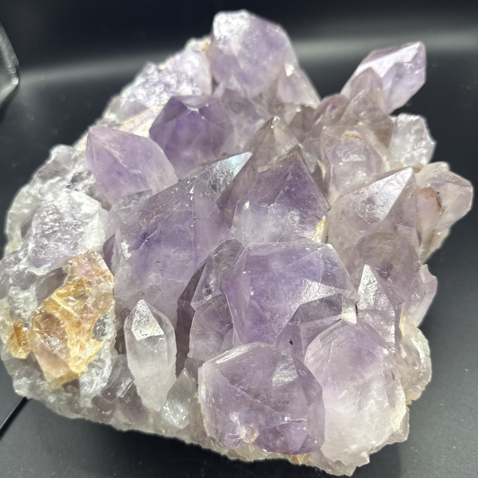 25 LB Huge Natural Amethyst Plate! Big Points! Crystals, Minerals, Congo!