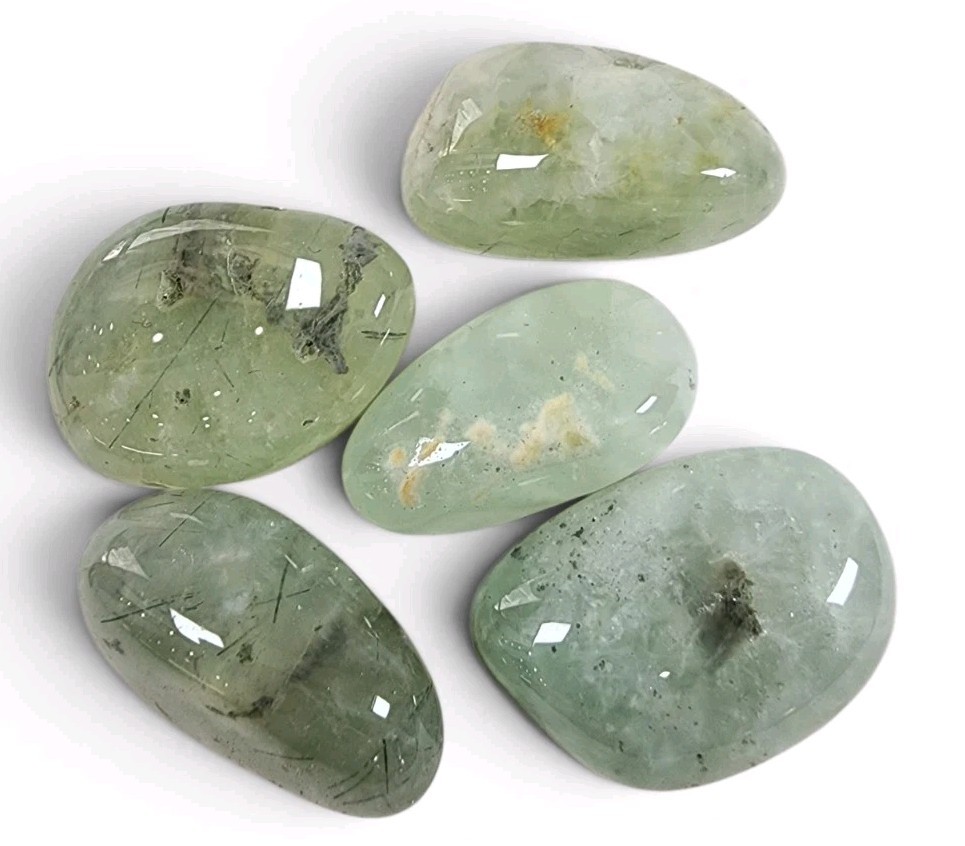 Prehnite Polished Stones Brazil 53.3 grams