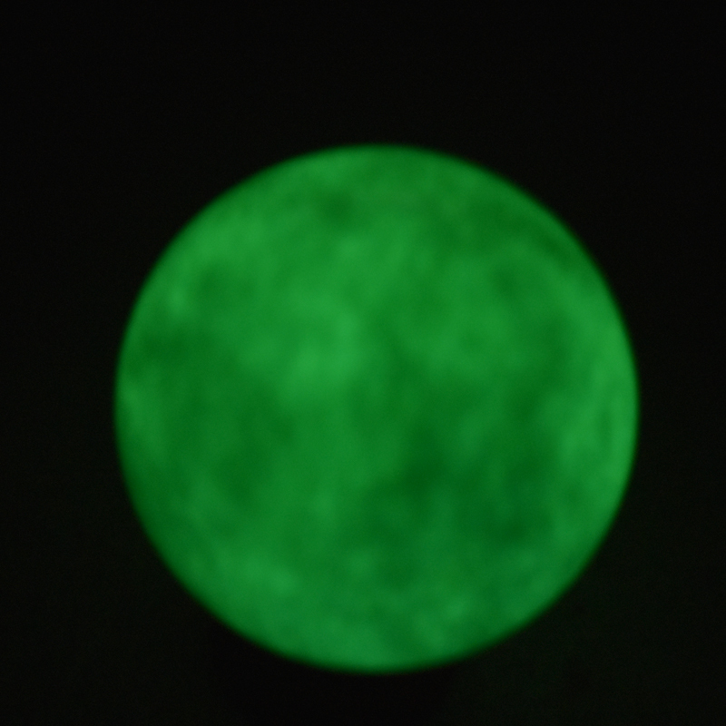 51MM Green Luminous Jade Crystal Sphere Ball Glow In The Dark Stone With Base