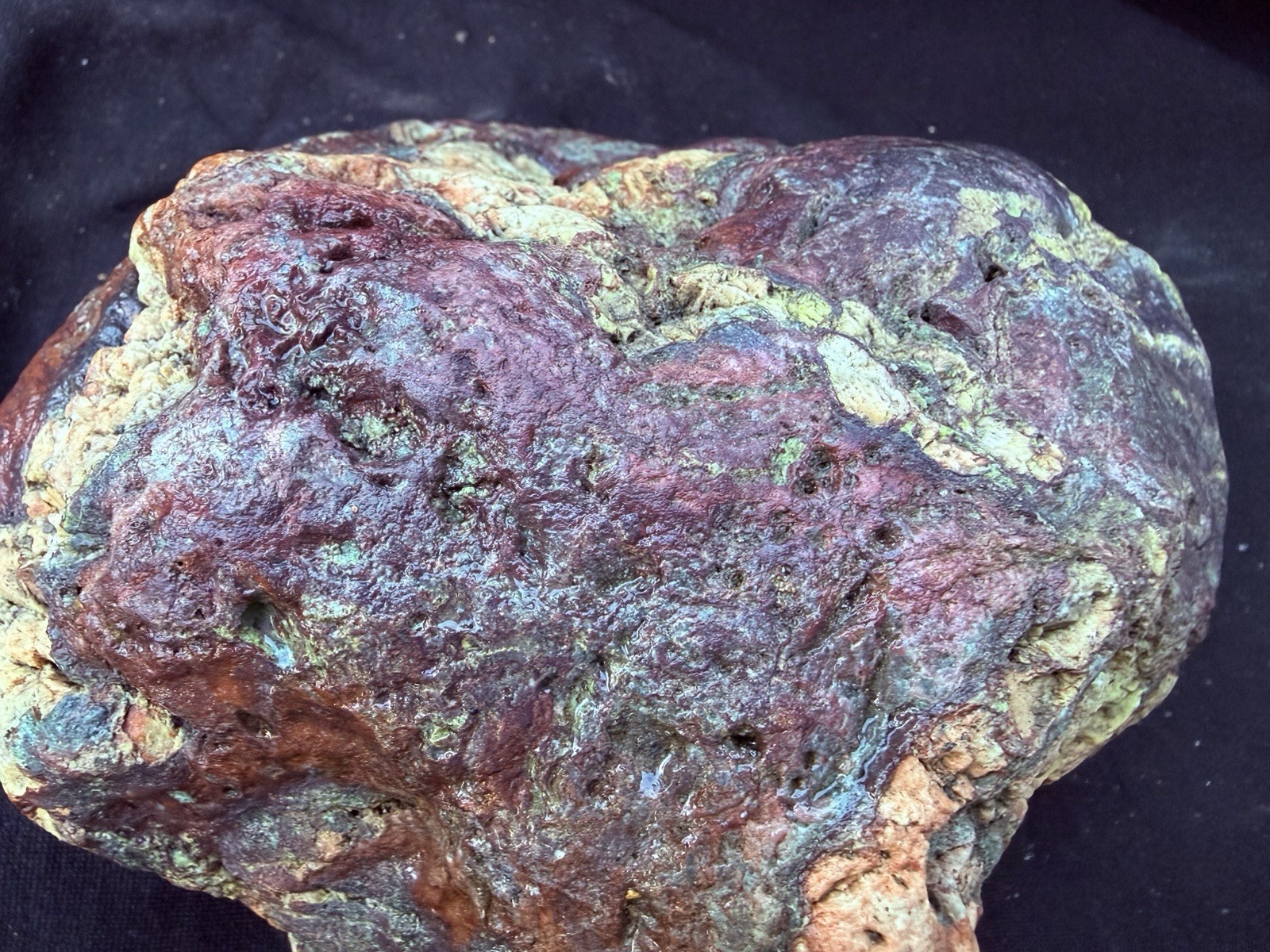 “The Alchemist” – Large Natural Multi-Color Jasper Display Stone | One-of-a-Kind
