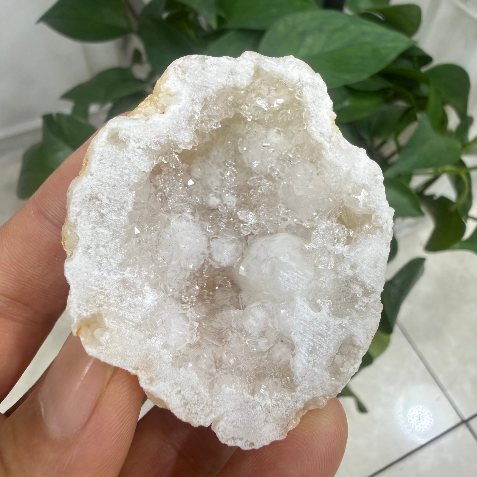 natural White crystal Cave run-of-mine quartz crystal Healing gift random 1pc