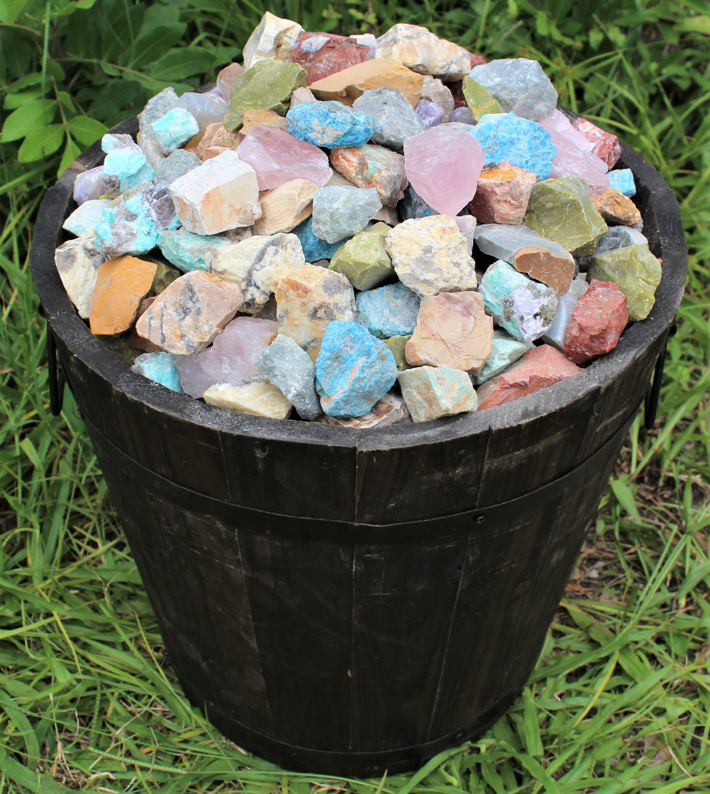 1/2 lb Bulk Lot Africa Mix Natural Rough Tumbler Rocks Stones 8 oz Madagascar