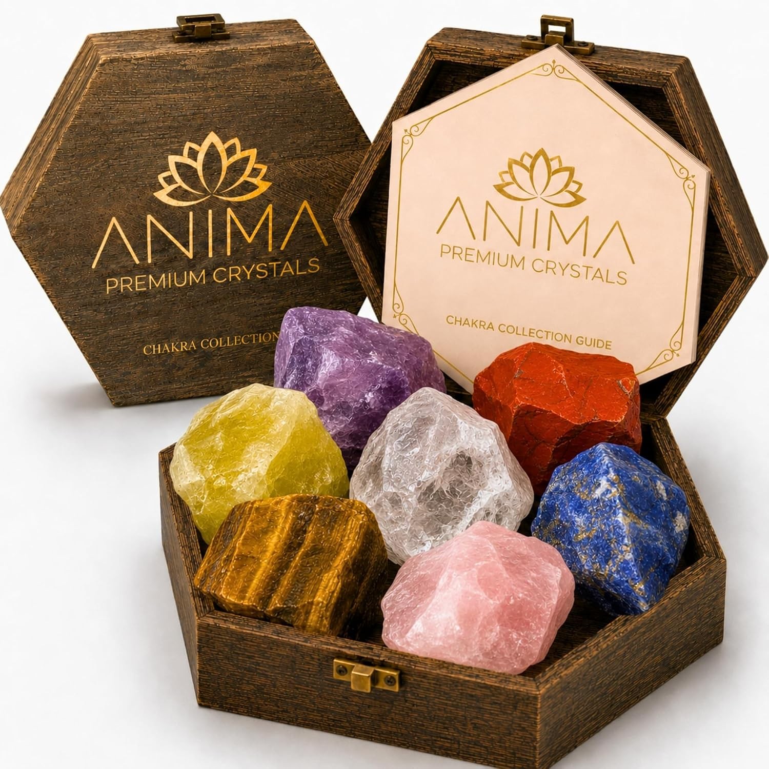 7 Chakra Healing Crystals Set Energy Alignment Crystal Healing Kit Chakra