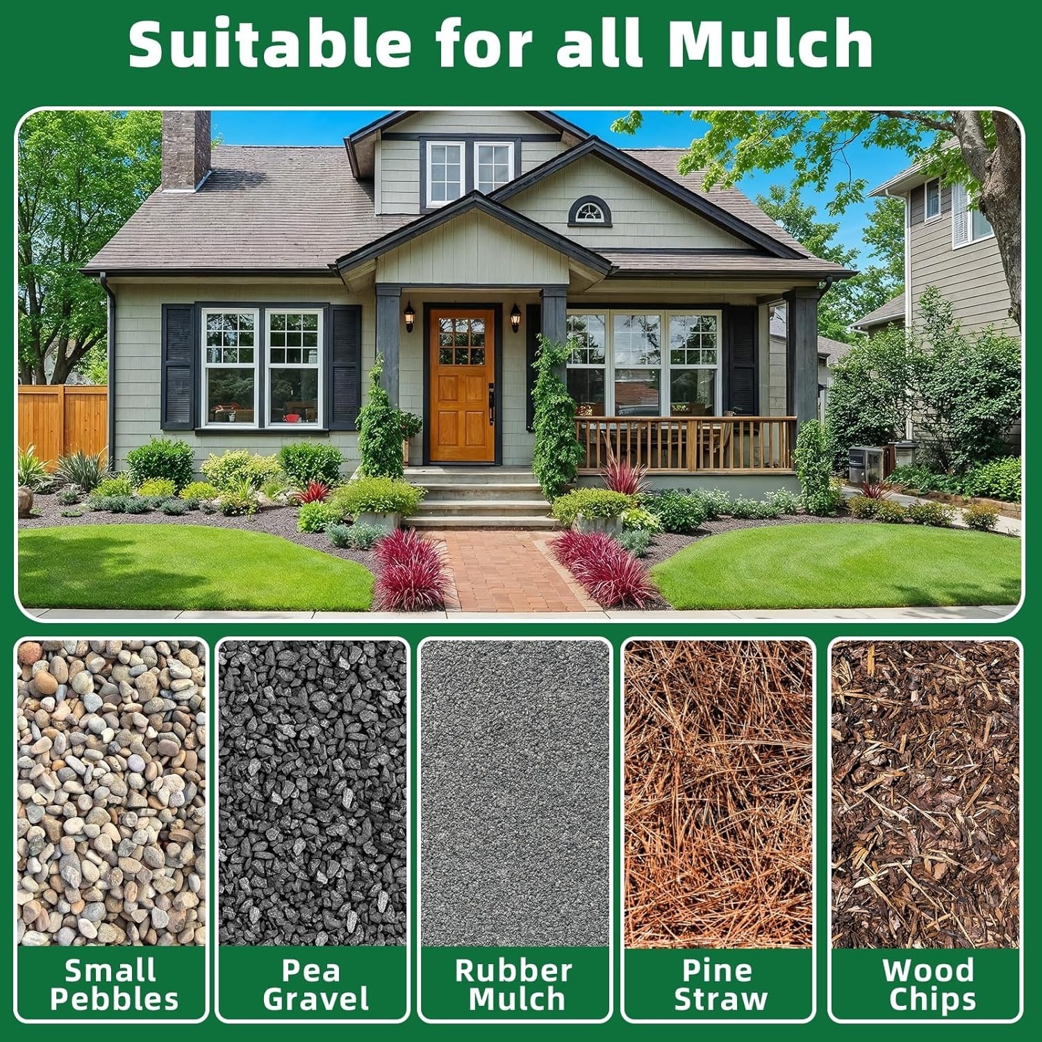Rock Glue for Landscaping – 2 Gallon Mulch Glue, Gravel Binder & Stone Adhesive,