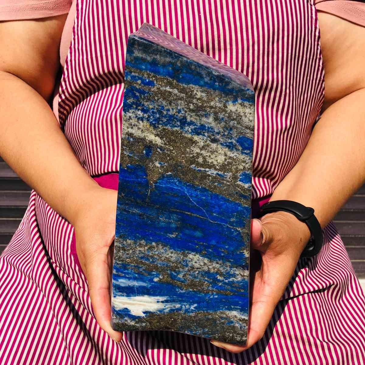 10LB Natural Lapis Lazuli Mineral Specimen Deep Blue Crystal healing Collect