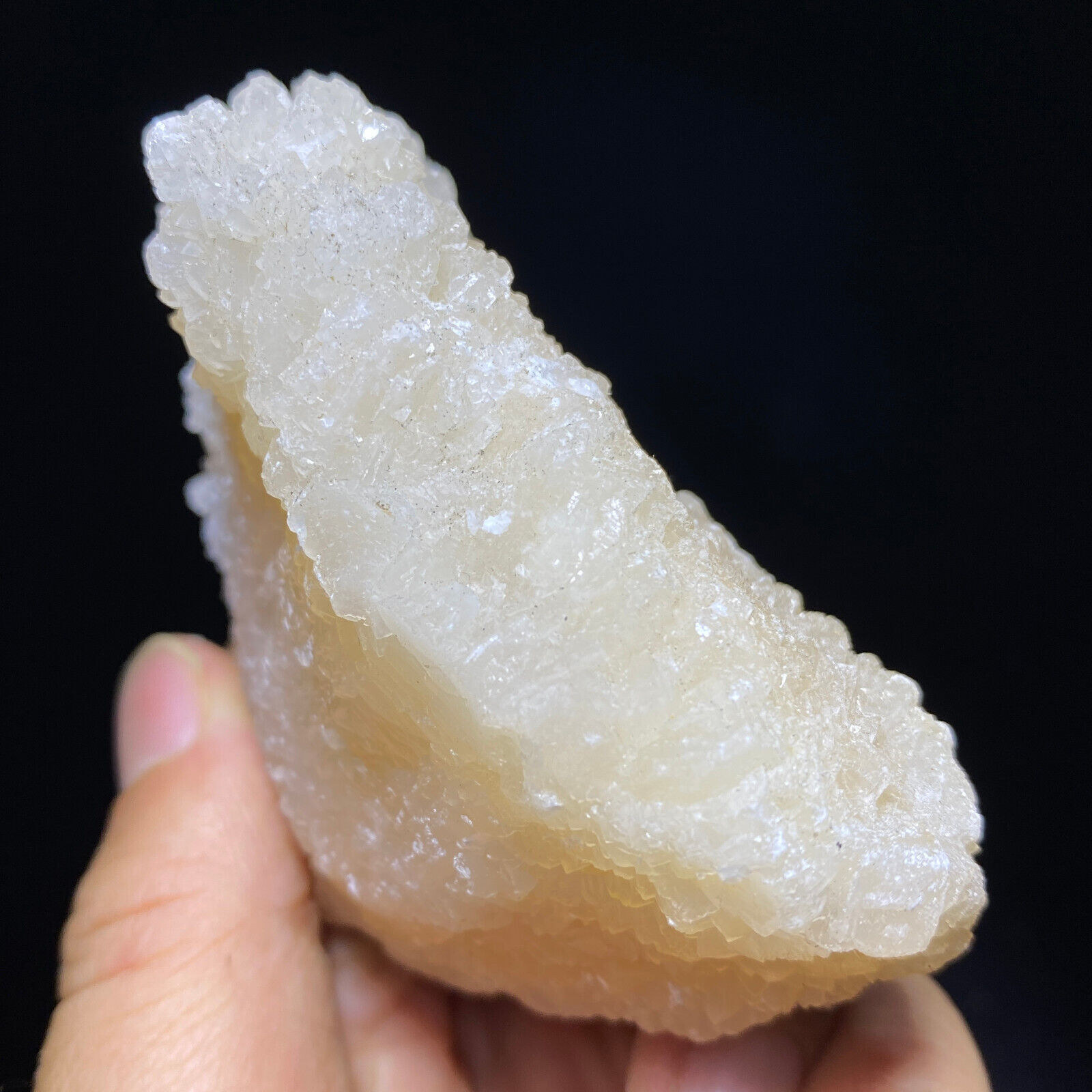 200g Beautiful Natural Yellow Triangle Calcite Crystal Cluster Mineral Specimen