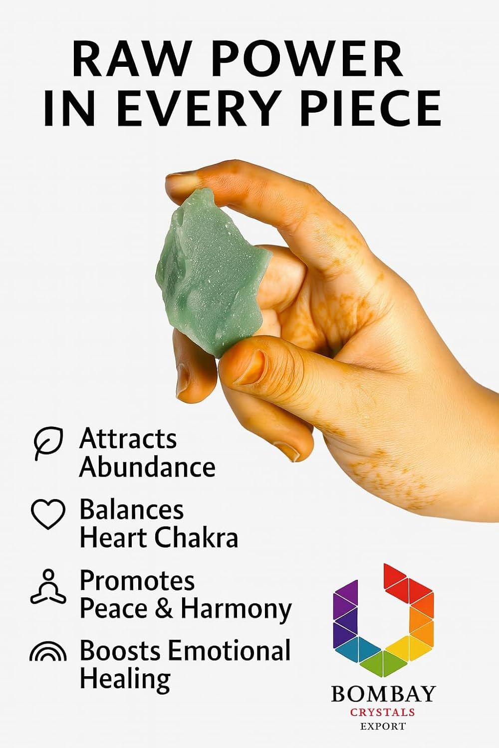 Green Jade Raw Crystals – Large 1.25-2.0” Natural Healing Stones for Luck, Prosp