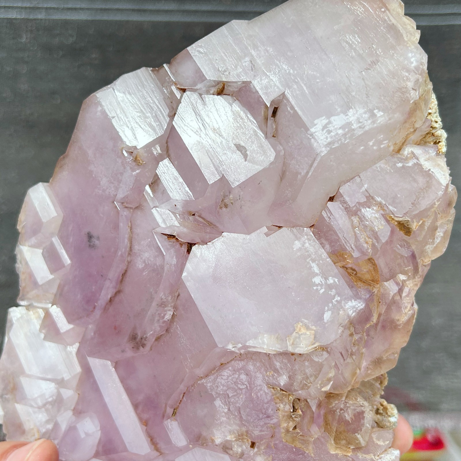 All 6.6LB Natural Amethyst Skeleton Crystal Quartz Rough Mineral specimens A215