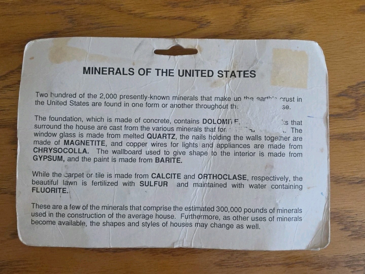 Minerals Of The United States Rocks NIP