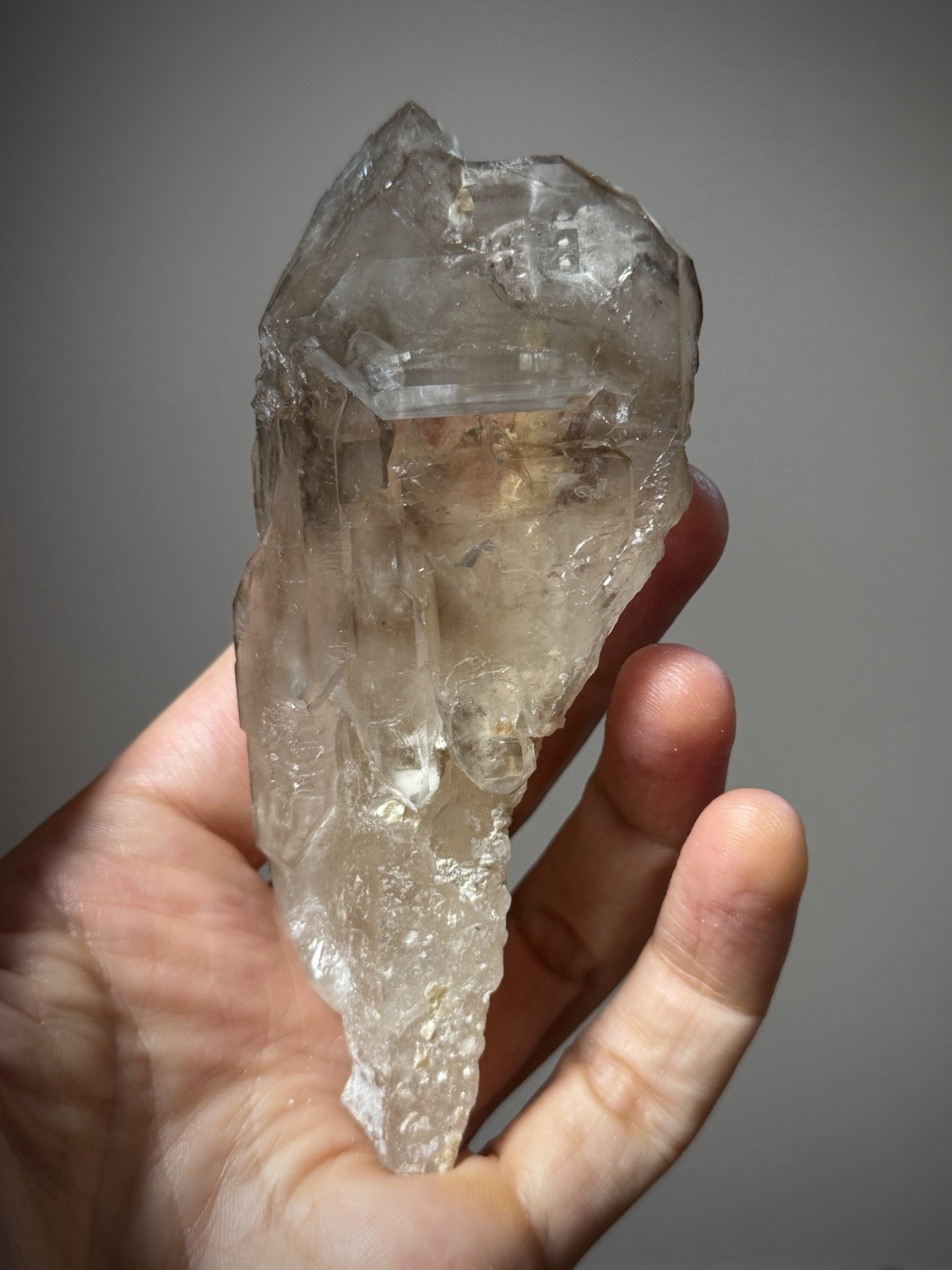 Enhydro Quartz Crystal Elestial Quartz Natural Smoky Quartz Water Bubble Crystal