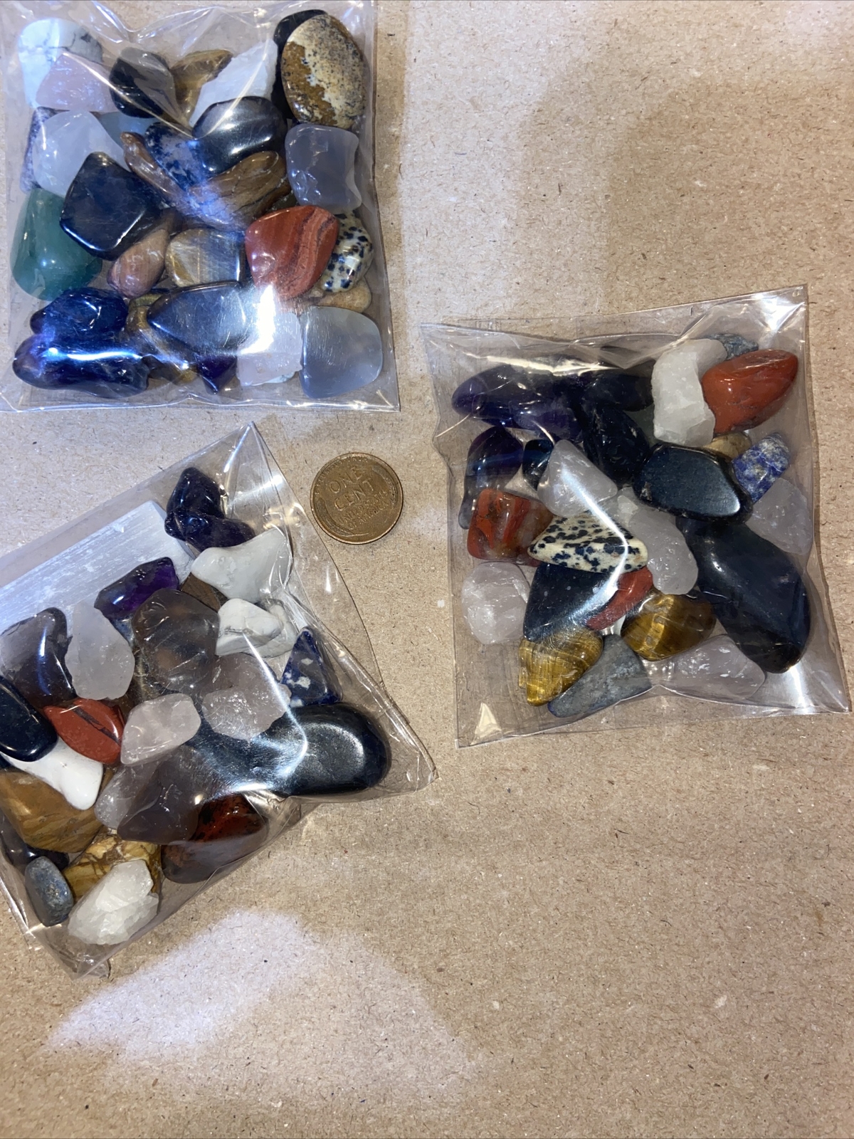 4oz Bag Of Mixed Stone And Crystals Starter Set Very Nice Mix And Variety￼