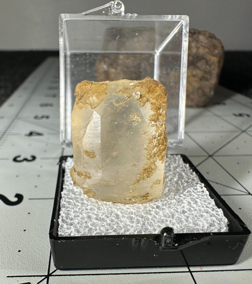 ➤ 1 Inch CLEAR “TRIANGLE” CALCITE Pleasant Ridge Rensselaer Indiana VIDEO➤535