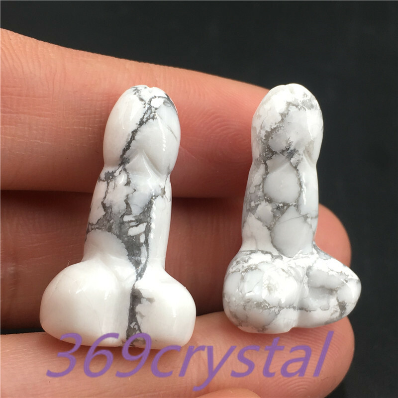 A lot of Natural mini Small Penis Quartz Crystal Massage Wand Healing wholesale