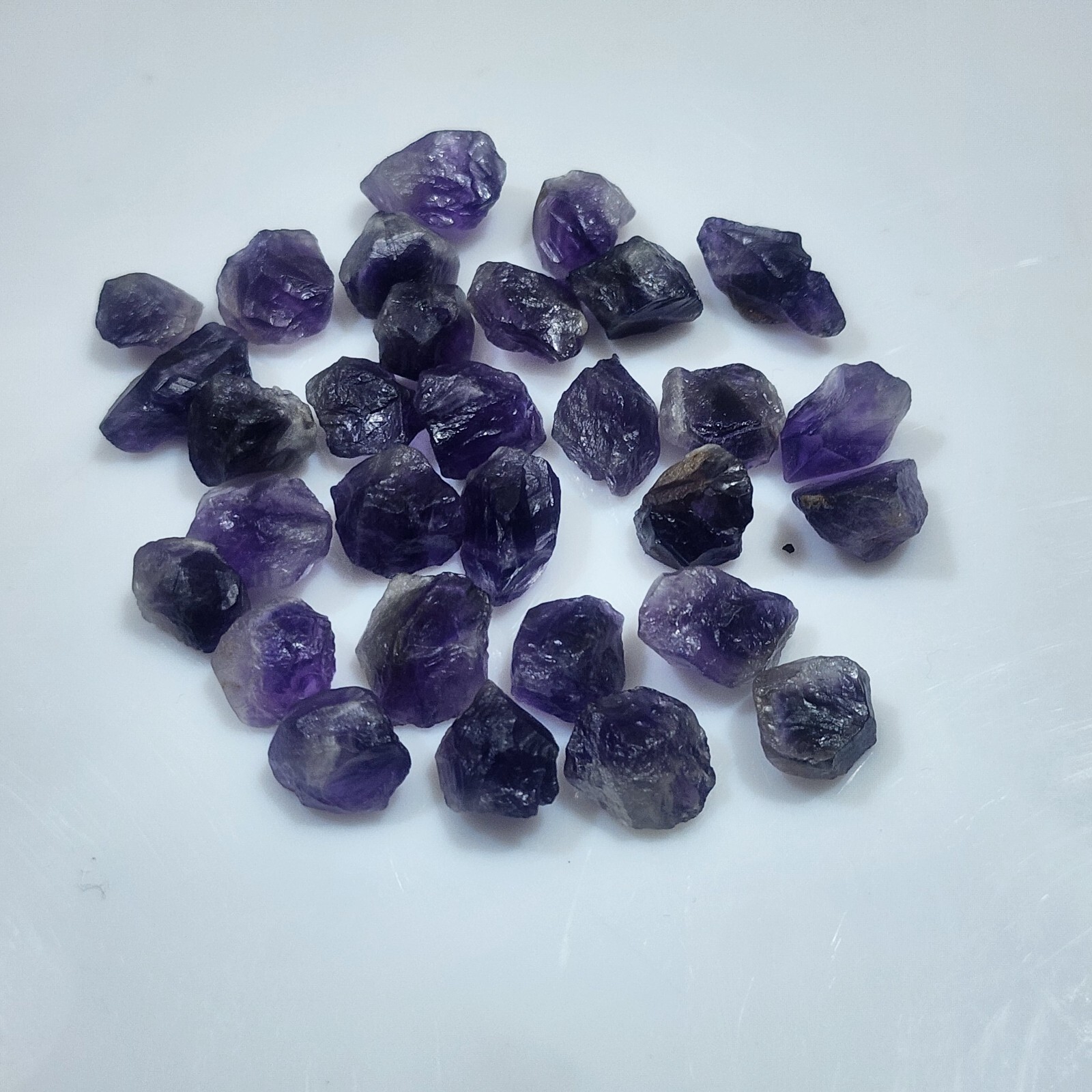 Gorgeous Raw Amethyst Crystal Chunks Size 14-21 MM Approx Bulk Lot Amethyst Raw