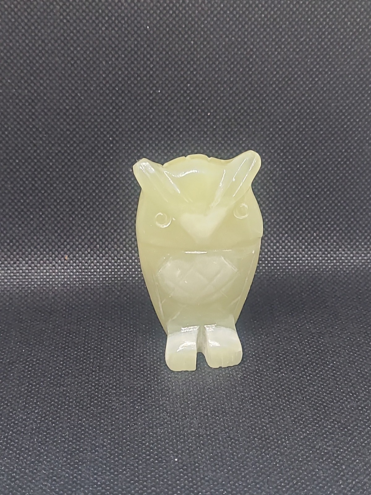 Natural Afghan jade Owl carved，Quartz Crystal owl，Crystal figurine，Home…