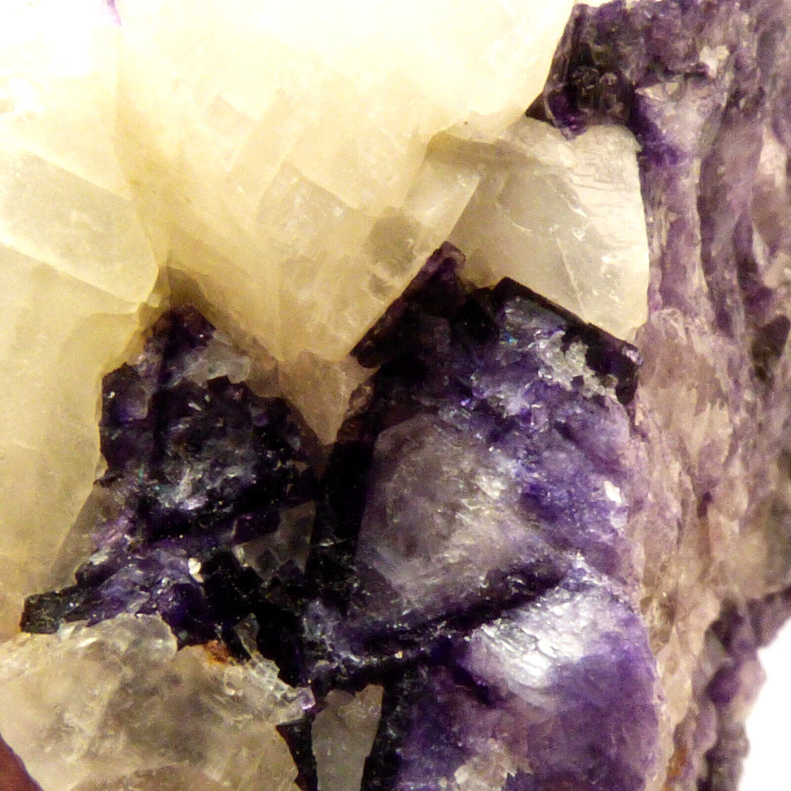 Blue John Fluorite Crystal Display Specimen Derbyshire UK 43mm 85g Unpolished
