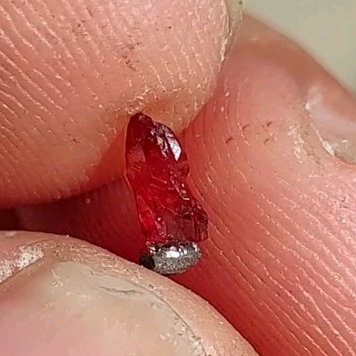 ULTRA RARE GEM RHODOCHROSITE N’Chwaning I Mine, KMF, South Africa