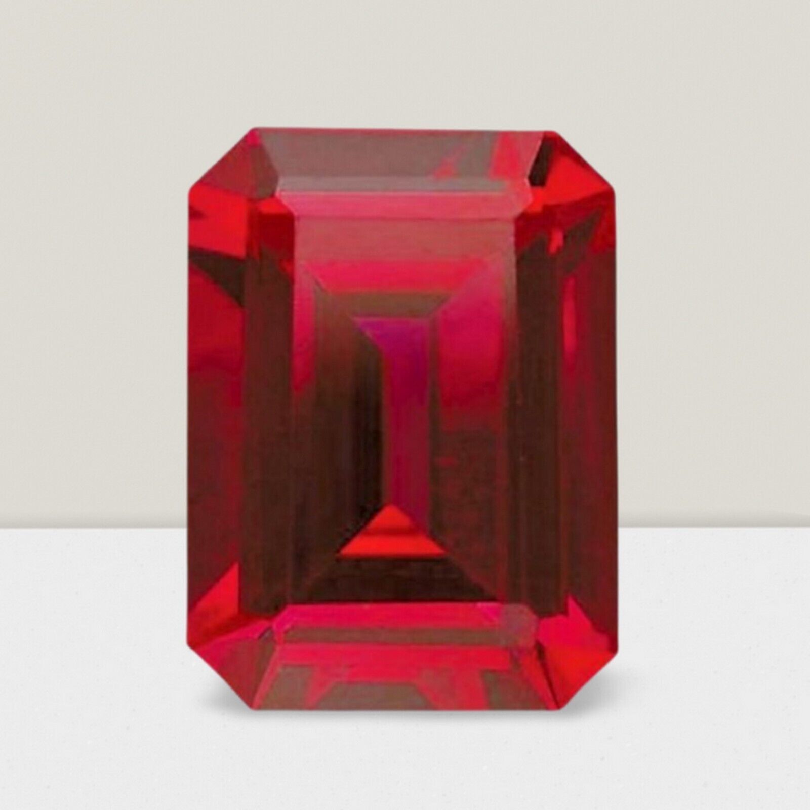 Ruby Octagon Cut Gemstone 2 Cts – 10×8 mm VVS Loose Gem