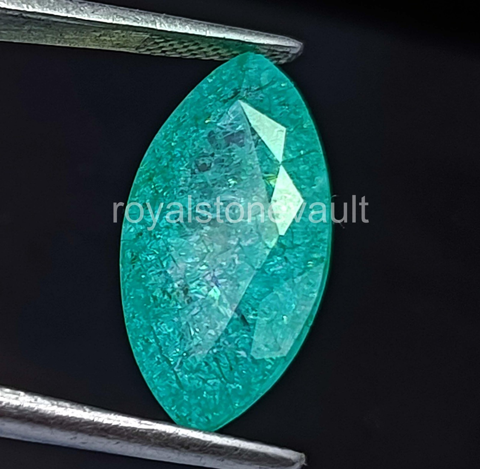 11.45 Ct Natural Green Emerald Marquise Shape Loose Gemstone IGL Certified 5AOI