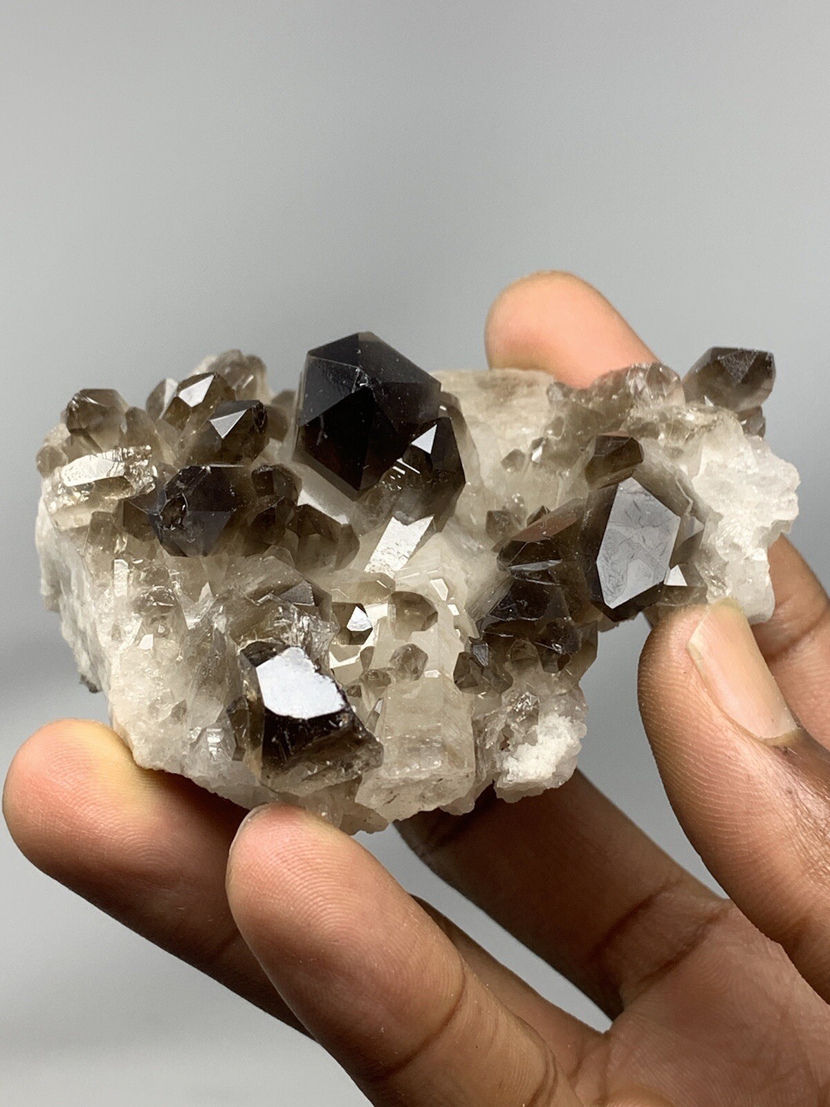 Natural Smoky Quartz Point Wand Brazil 7.0oz Crystal S6