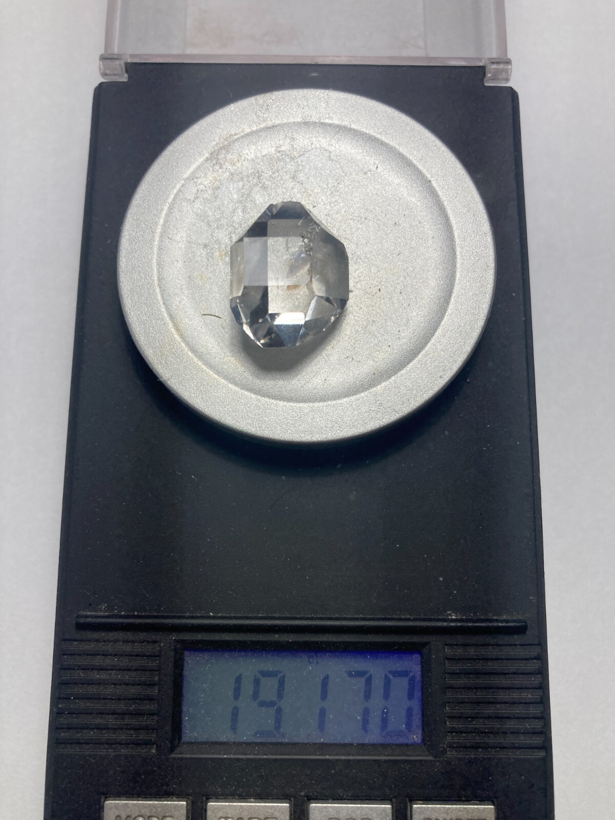 Herkimer NY AA + Diamond NEW TREASURE BOX 20mm x 16mm, 19.15ct sec B1
