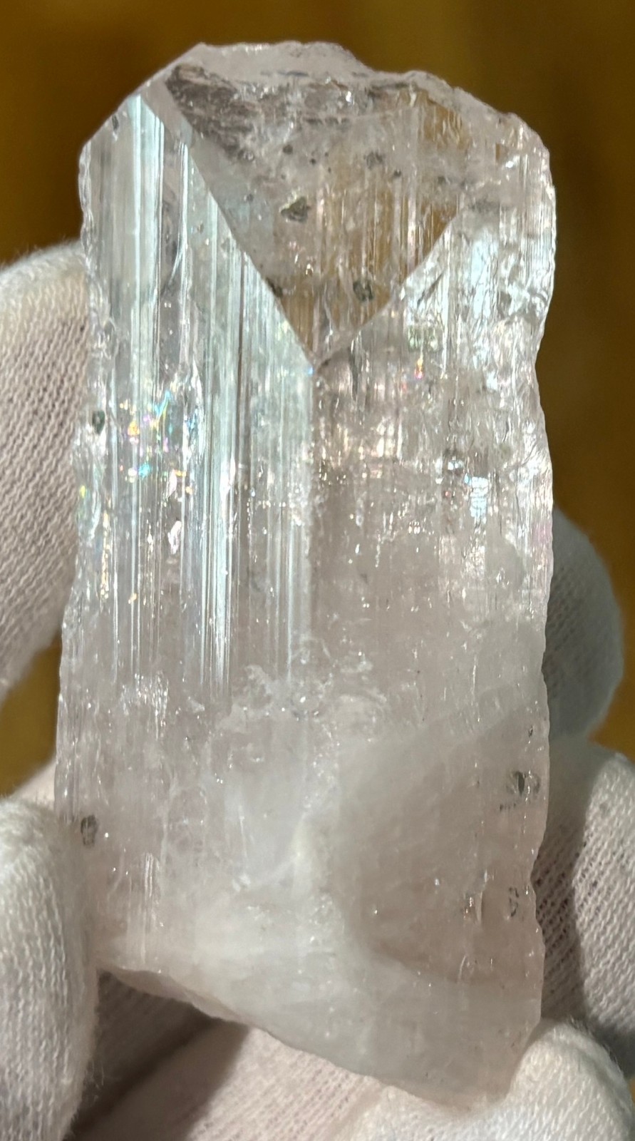 USA SALE *SEE VIDEO* 50g 2.5″ DANBURITE CRYSTAL SPECIMEN CLEAR CLARITY ETCHED