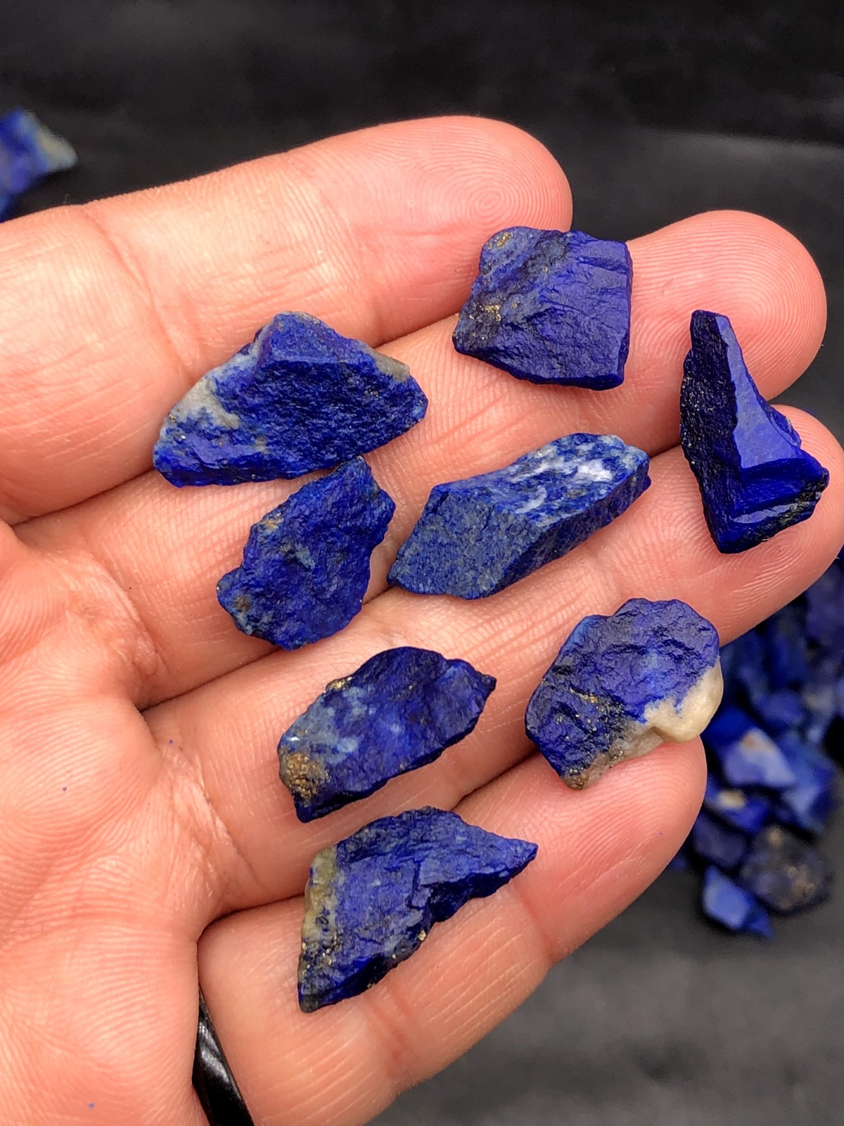 Natural Lapis Lazuli Raw Rough Mine Stone w/Pyrite Chakra Healing 14grams M476.4