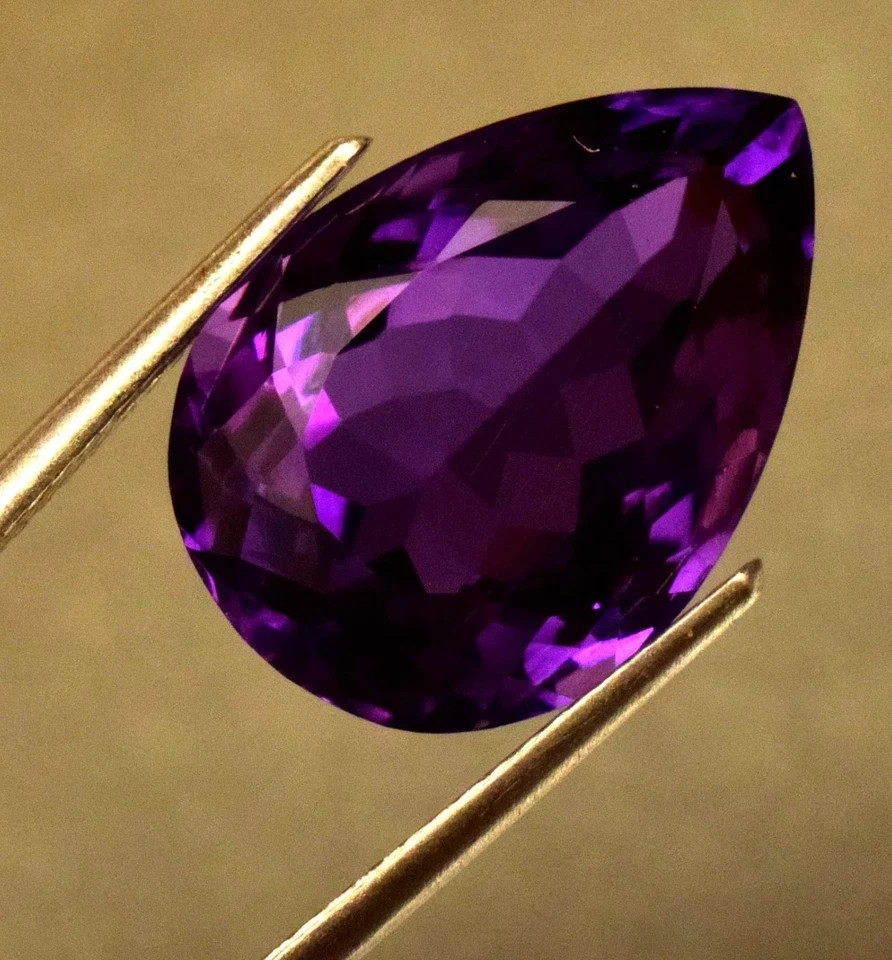 Natural Certified Amethyst Pear Shape 99.03 Ct+ Amazing look Loose Gemstone