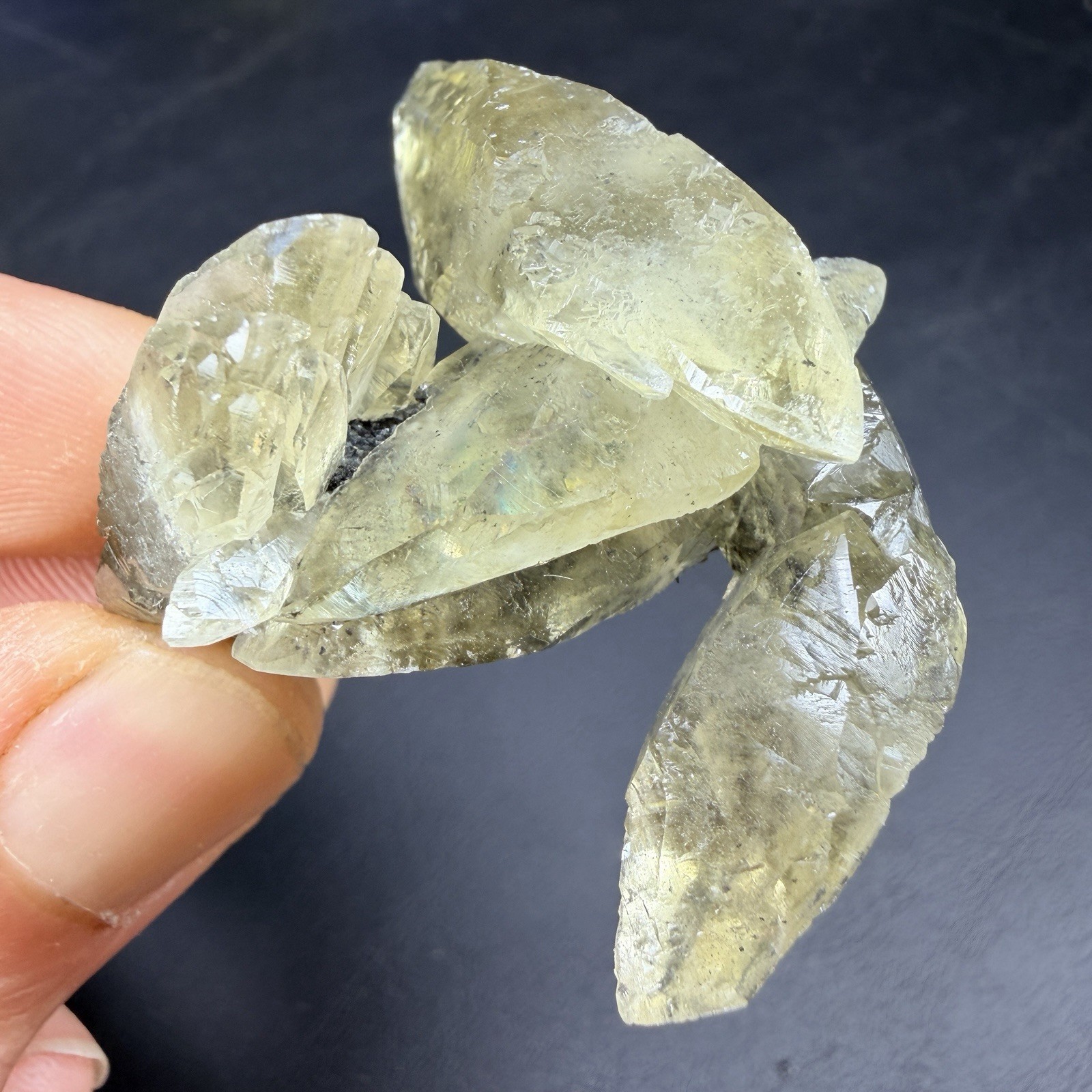 Golden Calcite Crystals with Chalcopyrite / Missouri *VIDEO*