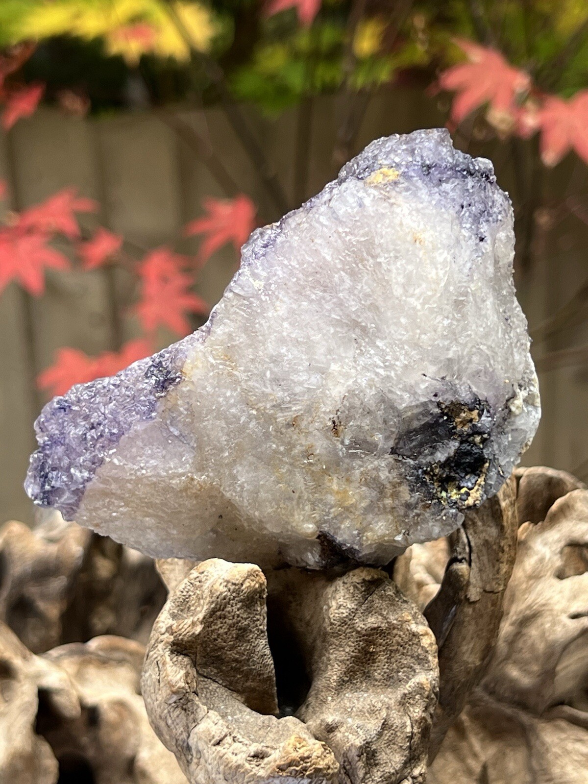 Blue John Fluorite Mineral Specimen United Kingdom 400g 15