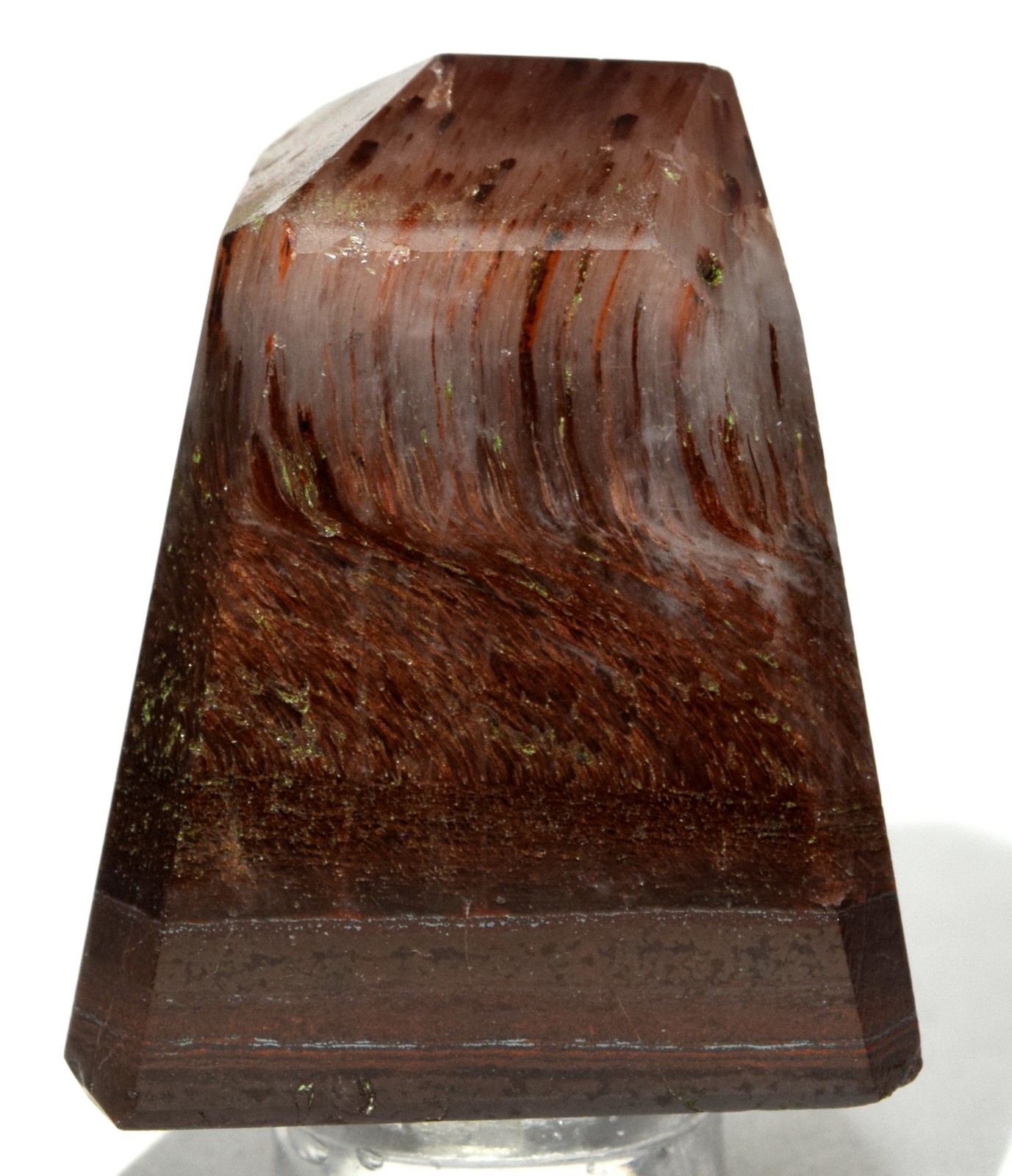 200ct 34mm Red Tiger Eye Point Polished Natural Quartz Crystal Mineral – Africa