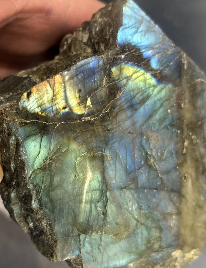 Labradorite Polished Face Madagascar 481 grams
