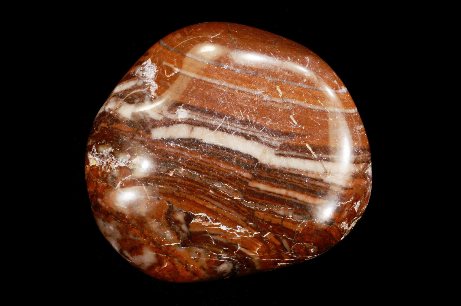 Red Dolomite Crystal Tumbled 1 1/2″ Polished Metaphysical Root Chakra Healing
