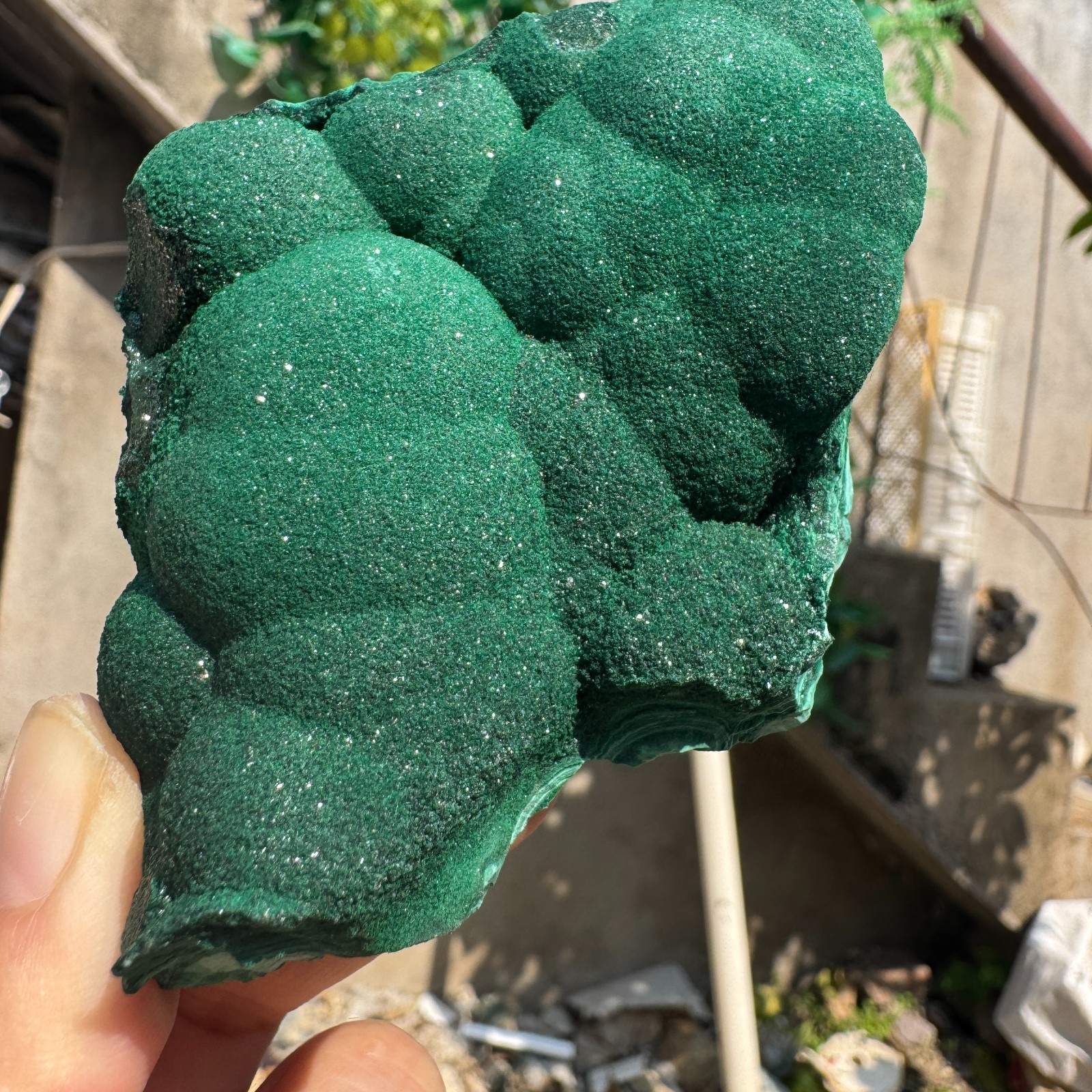 250G Natural Malachite crystal quartz Mineral Specimen Reiki congo