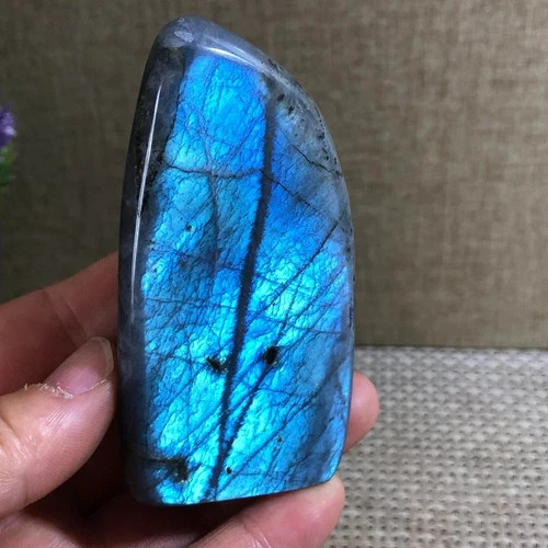146g Top Best Labradorite Crystal Stone Natural Rough Mineral Specimen d317
