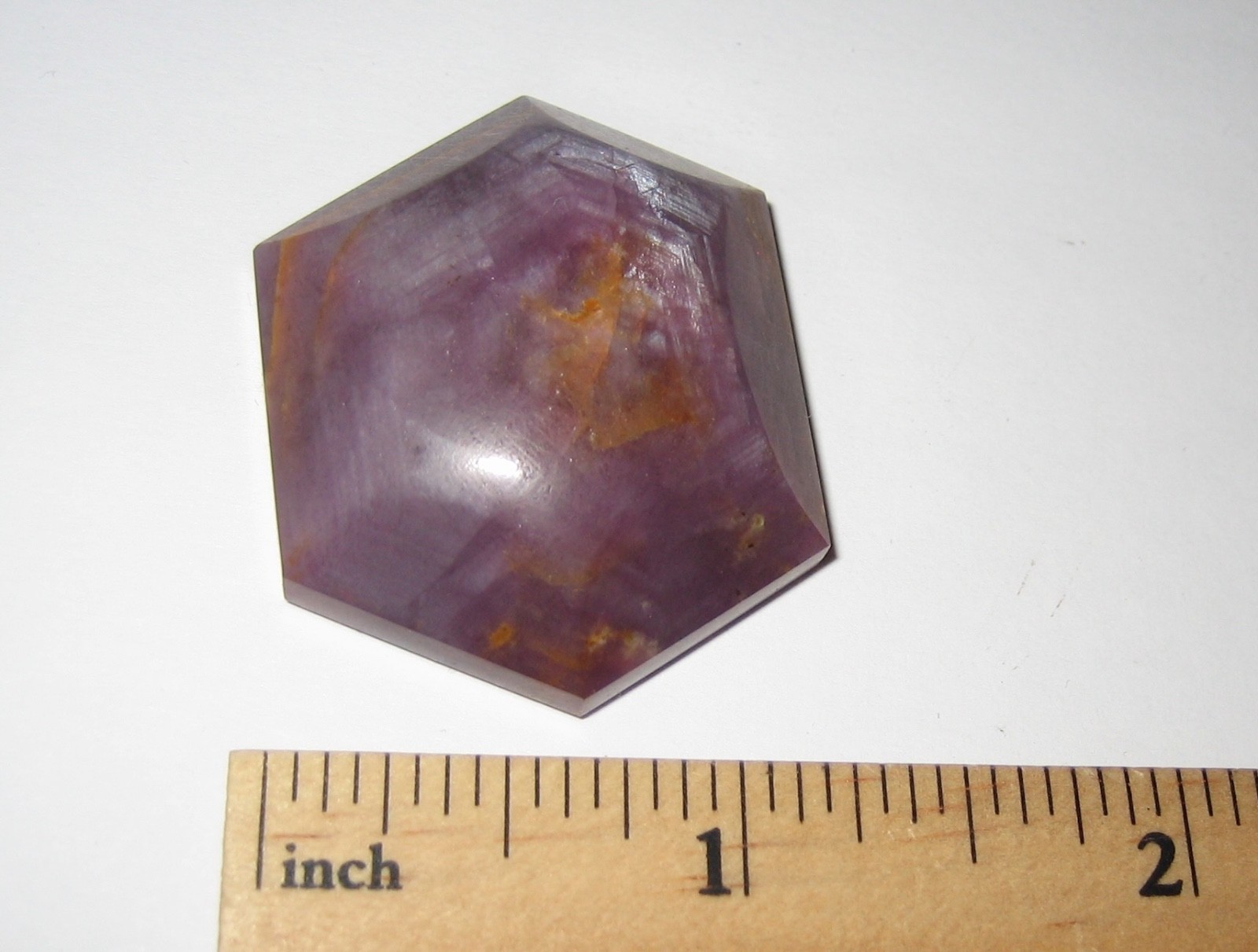 37mm x 30mm POLISHED RARE NATURAL RUBY CRYSTAL STONE CABOCHON TANZANIA 33.2grams