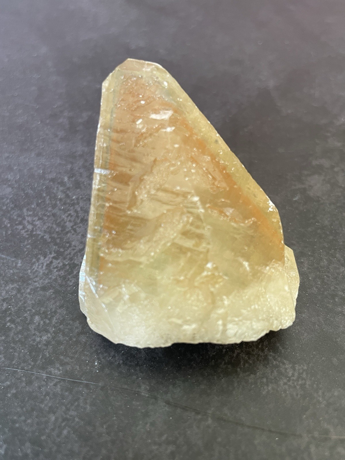 62g Natural Honey Calcite Crystal Point Specimen Mineral Healing