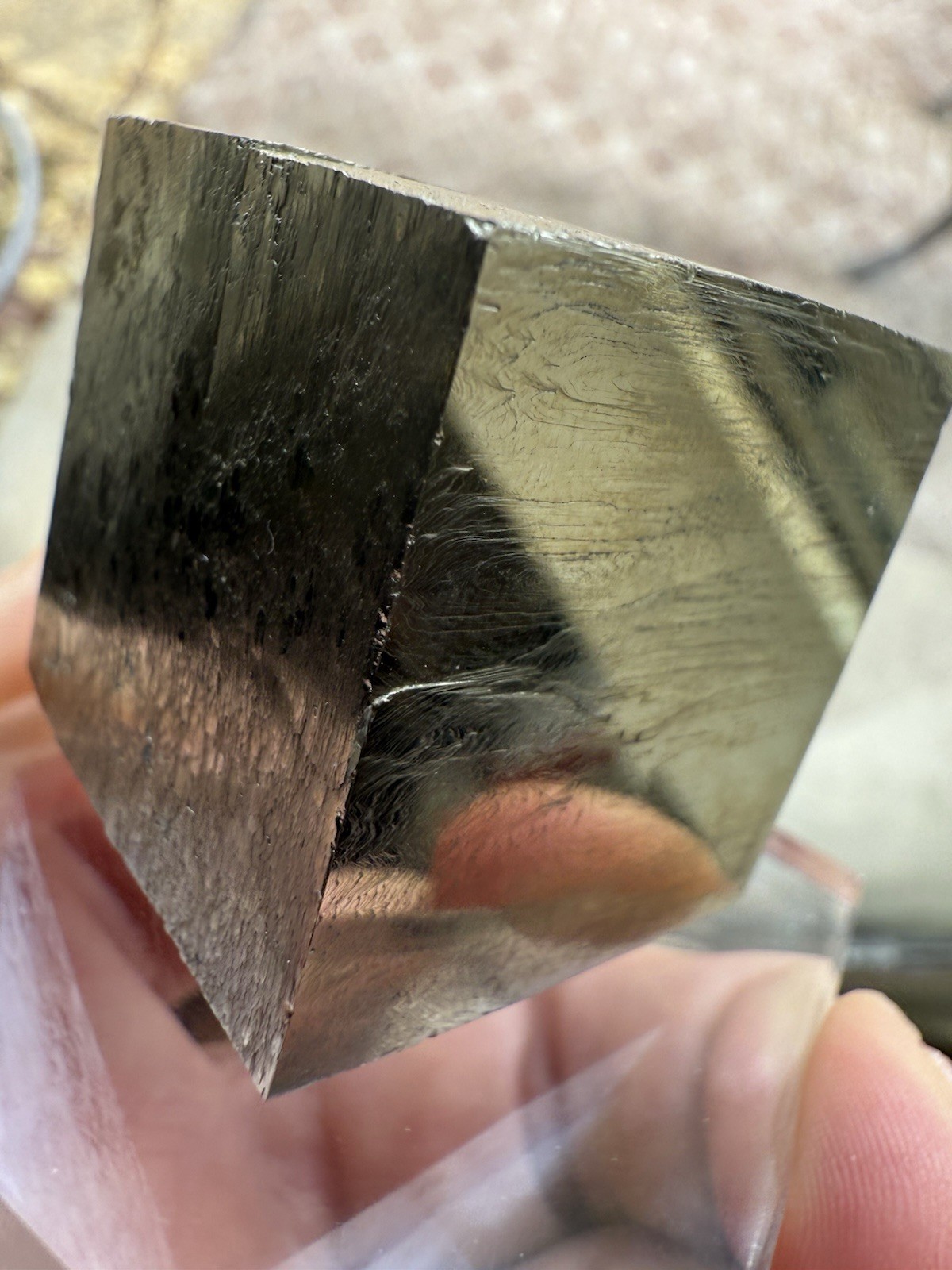 Cubic Pyrite, Navajun Spain, 34mm 785 carats