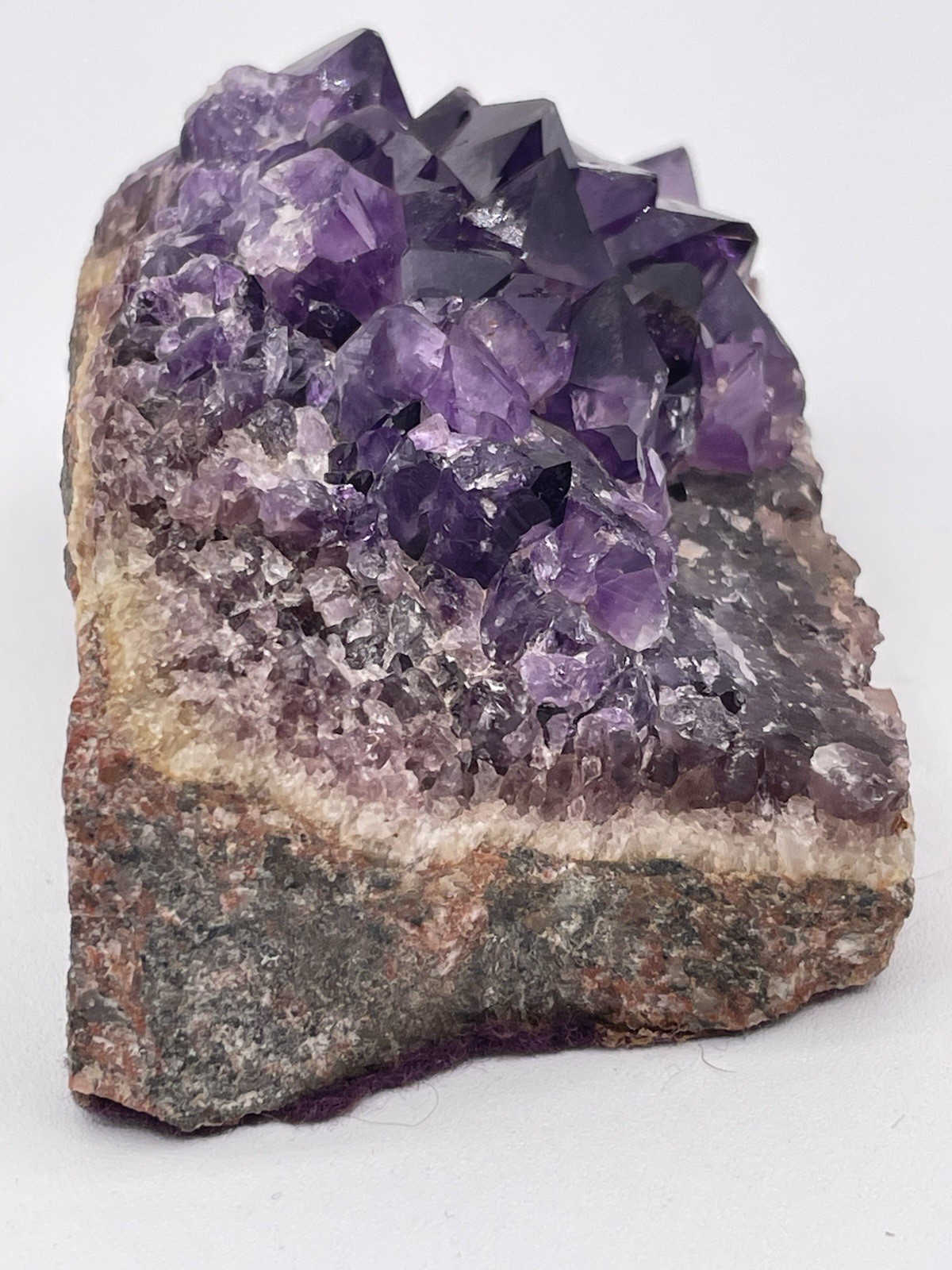 Natural Cluster Amethyst Geode Quartz for Display