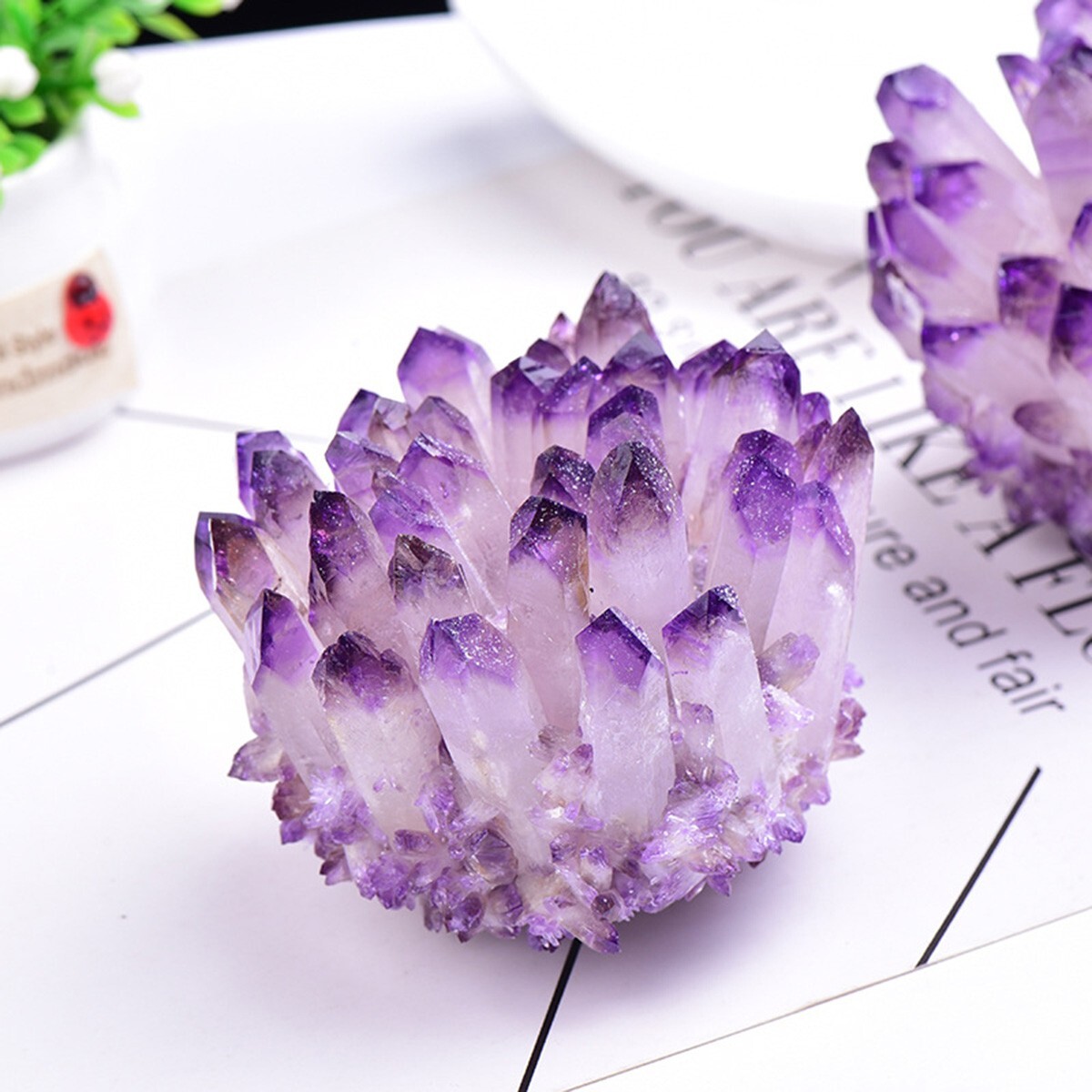 300g+ Natural Rare Large Raw Amethyst Crystal Cluster Healing Mineral Specimens
