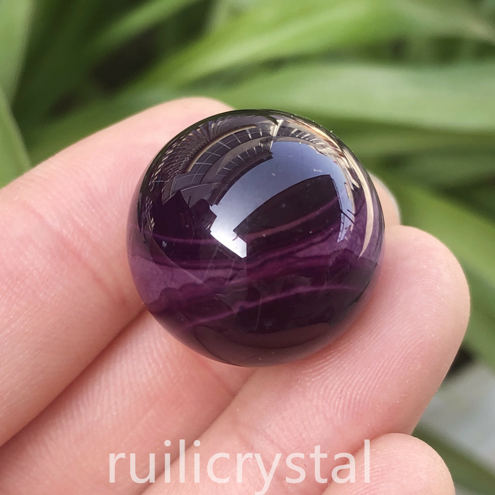 7pcs Natural Purple agate Quartz Sphere Crystal Ball Reiki Healing 20mm