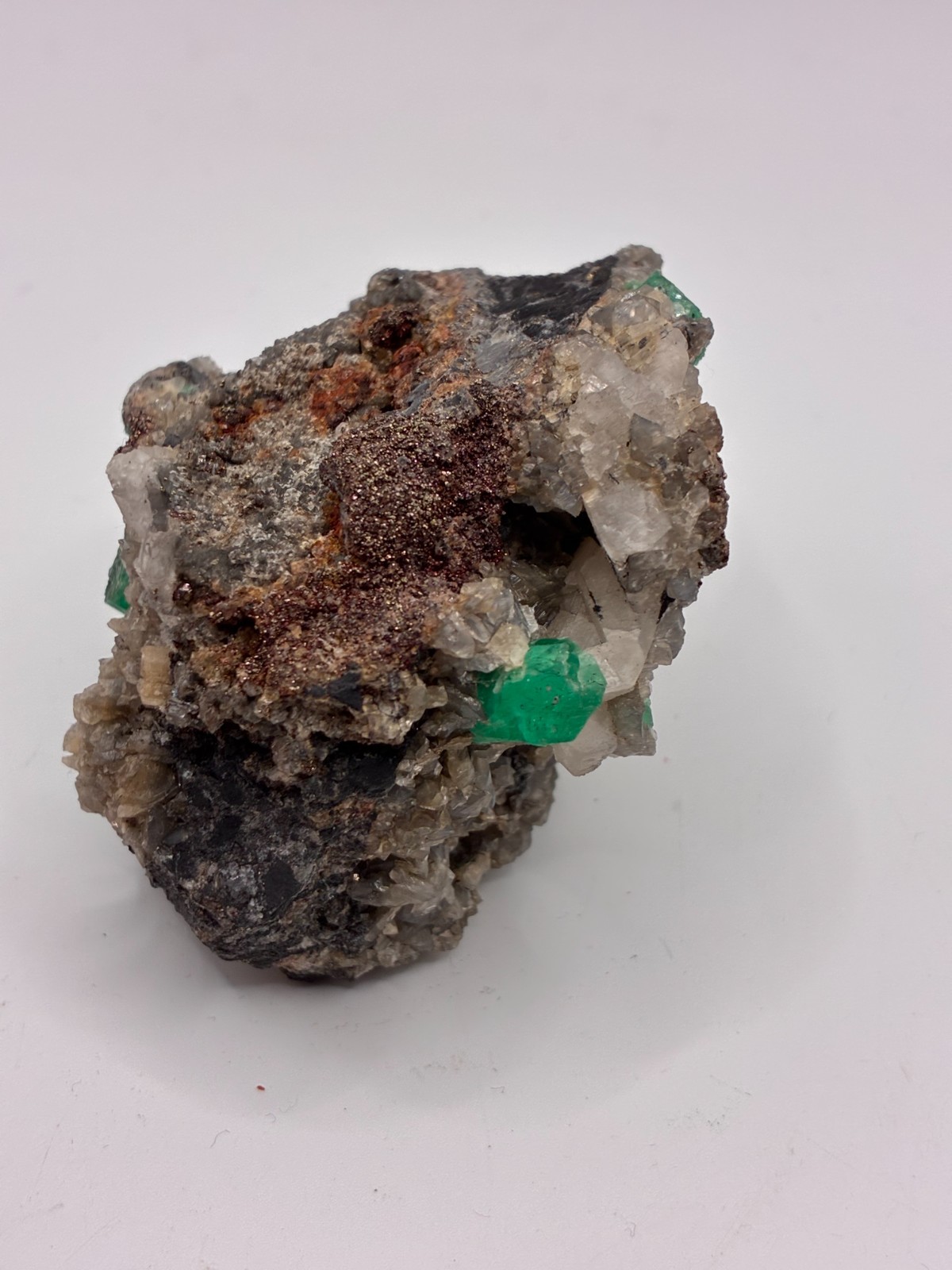 Rough Crystal Colombian Emerald Raw Matrix Collector Piece, Natural Not treament