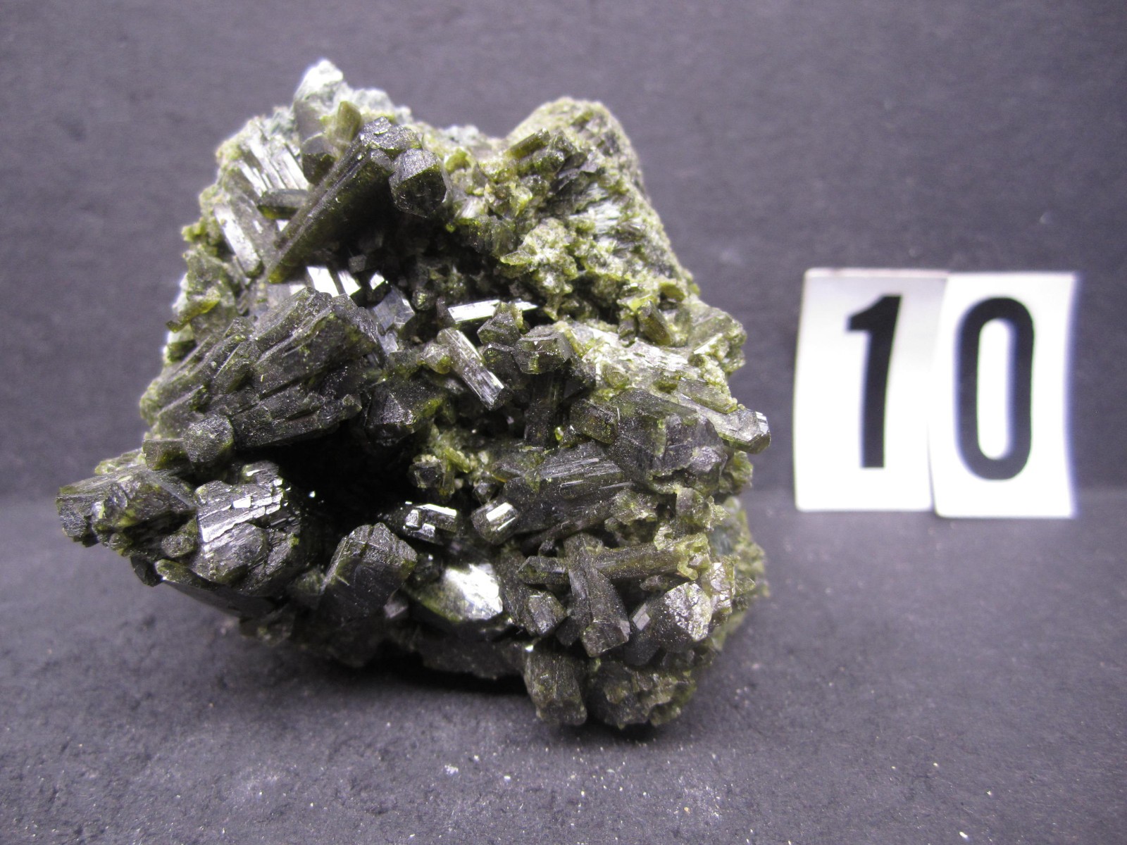 Epidote Crystal Cluster, Sayan Mine, Peru #10