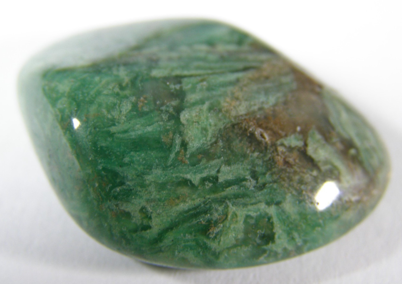 ZELENY CHALCEDONY TUMBLESTONE – 3.0 x 2.5 cms 12.55 gms #1