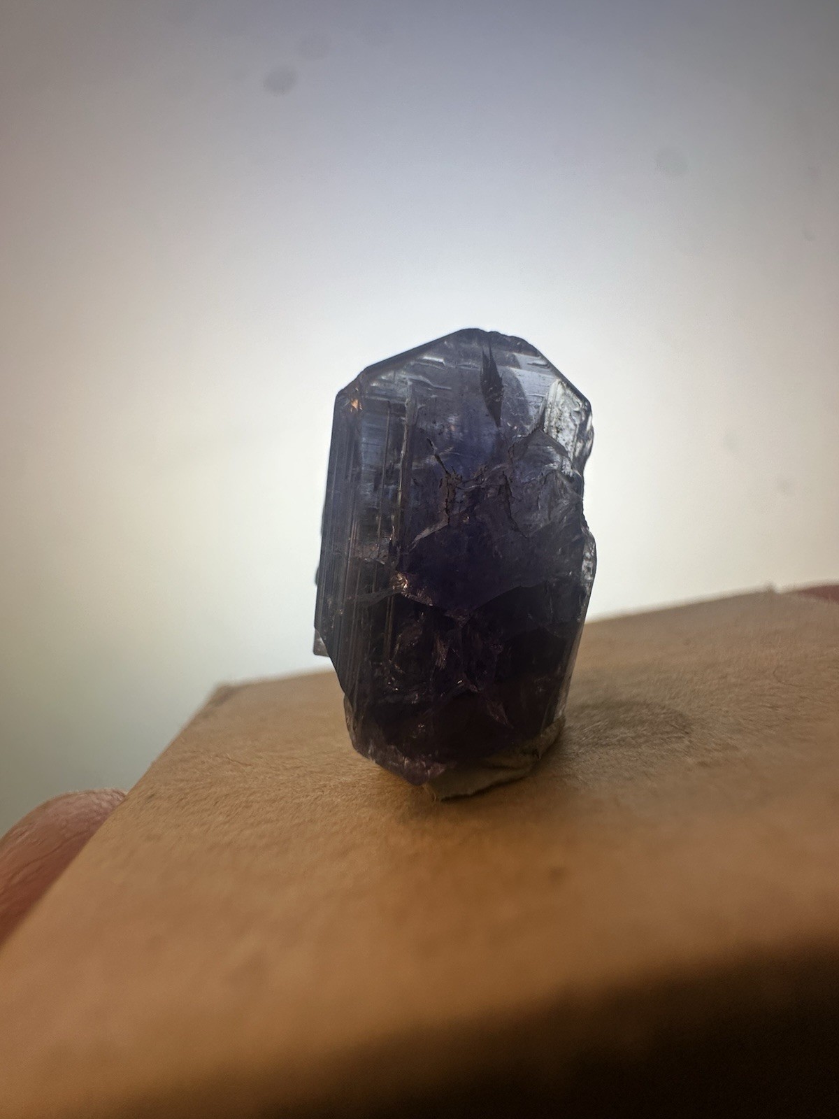 Beautiful Dark Blue Tanzanite With Pleochroism! 3.85grams